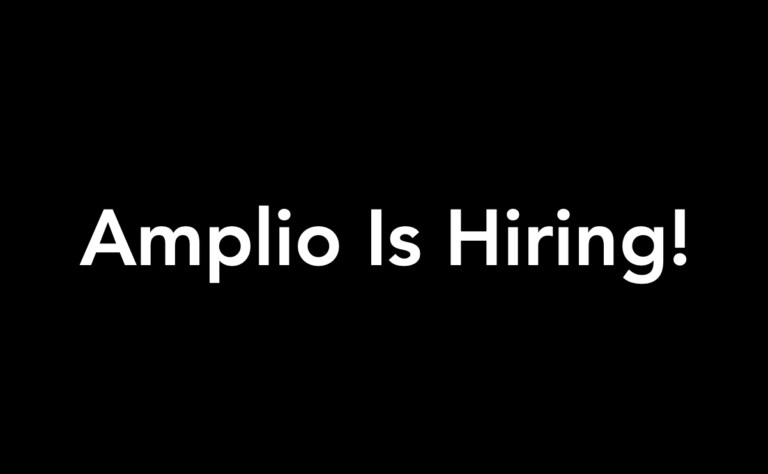 Amplio Is Hiring!