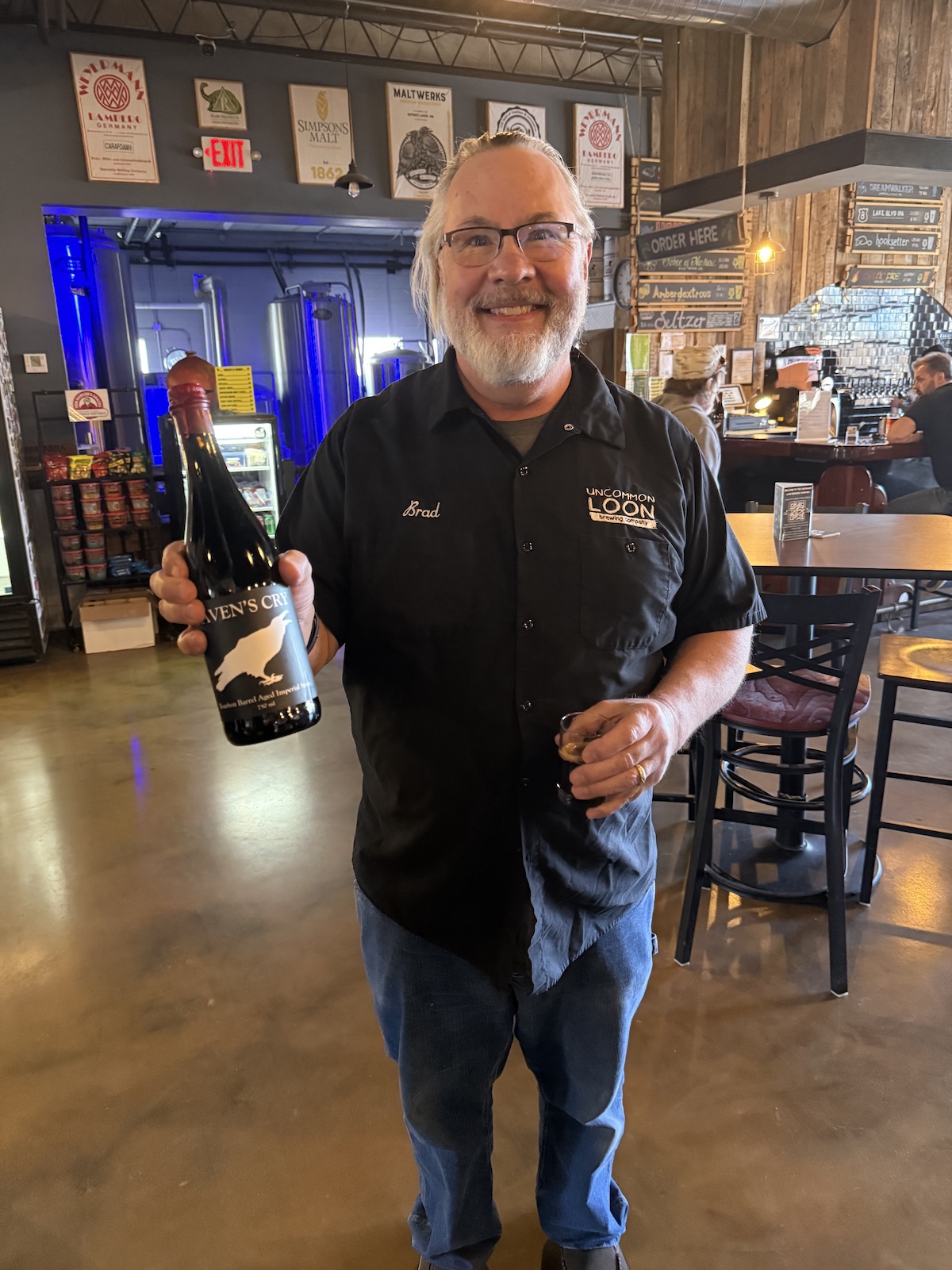 Shop Local: Amplio Team Visits Uncommon Loon Brewing Company